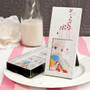 Metal Frame 2x3 Pink Giraffe Design
