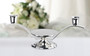 3 in 1 Silver Candle Holder