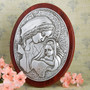 Madonna And Child Plaque Round