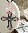 Pink Cross Ornaments