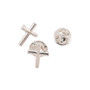 Silvertone Cross Pins