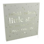 Bambino Light Up MDF Wall Plaque Twinkle Twinkle
