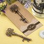 Copper Skeleton Key Bottle Opener With A Heavy Kraft Paper Backer Card