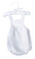 White Baby Romper 0-6 Months