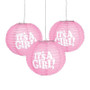 It's A Girl Paper Lanterns 3Pc