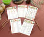 Woodland Baby Shower Game Cards