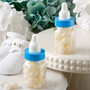 Perfectly Plain Baby Boy Bottle Favour With White Jelly Bean Candy