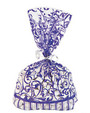 12 x Purple Swirl Cellophane Bags