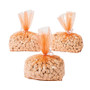 12 x Orange Cellophane Goody Bags