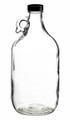 Clear Glass Growler 64 Oz