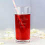 Personalised Decorative Wedding Page Boy Hi Ball Glass