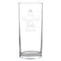 Personalised Decorative Wedding Flower Girl Hi Ball Glass