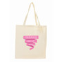 Personalised Pink Banner Cotton Bag