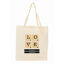 Personalised LOVE Tiles Cotton Bag