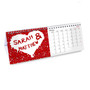 Personalised Couples Desk Calendar