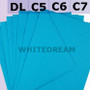 Kingfisher Blue Envelopes - C7, C6, C5, DL, 5'x7' Sizes