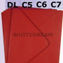 Crimson Red Envelopes - C7, C6, C5, DL, 5'x7' Sizes