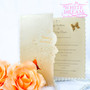 Personalised Butterflies Wedding Invitations