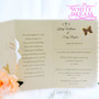 Personalised Butterflies Wedding Invitations