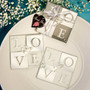Mirror Finish Love Coaster Sets