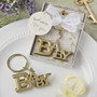 Luxurious Gold Baby Themed Key Chain From White Dream