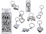Assorted Heart Key chains