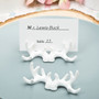 Rustic Design Miniature White Antler Place Card Holder Photo Holder