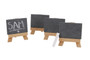 Pack of 4 Mini Easel Slate Name Boards