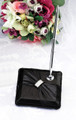 Satin Rhinestone Pen Set Black