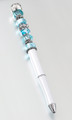 Beaded Pen Aqua