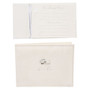 Amore Suede Guest Book With Silver Rings