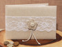 Rustic Collection Burlap And Lace Guest Book