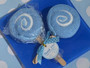 Sweet Treats Collection Blue Lollipop Towel Favour.