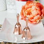 Rose Gold Metal Kissing Bell Or Wedding Bell From White Dream