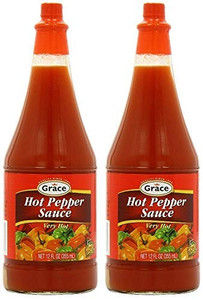 Grace Kennedy Jamaica Hot Pepper Sauce-12oz (2 pack) Grace Kennedy Jamaica Hot Pepper Sauce-12oz (2 pack)