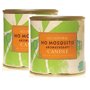 Starfish Oils No Mosquito All Natural Aromatherapy Candle- 8oz (Set of 2) Starfish Oils No Mosquito All Natural Aromatherapy Candle- 8oz (Set of 2)