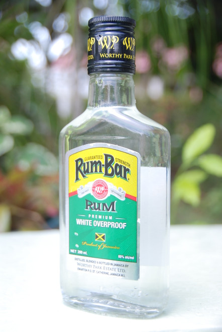 Rum Bar White Overproof Rum - 200ml