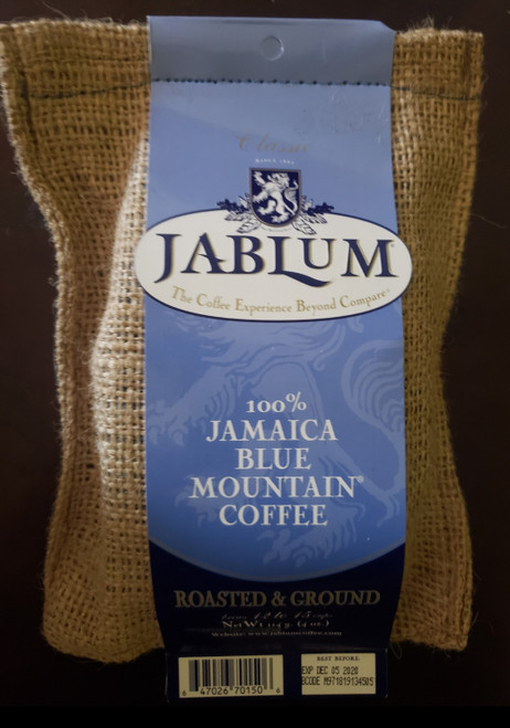 Jablum Jamaica Blue Mountain Coffee- (Roasted & Ground) -4oz