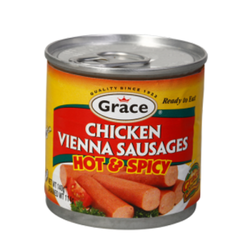 Grace Chicken Vienna Hot & Spicy - 5oz (set of 3)