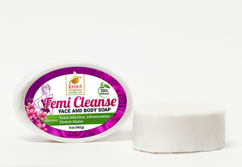 Keera Organics Femi-Cleanse Face and Body oap- 142g