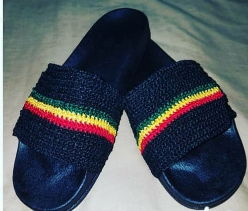 Men's  Crochet Slides