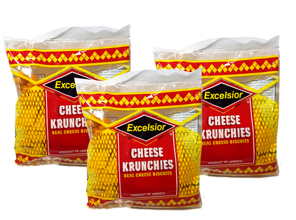 Excelsior Cheese Krunchies - 1.76oz small ( bundle of 3)