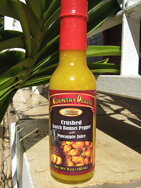 Kountry Delite Crushed Scotch Bonnet Pepper w/ Pineapple Juice Sauce-5oz