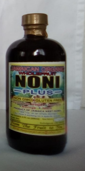 Jamaican Organic Wholefruit 100% Noni Juice Plus- (8oz)