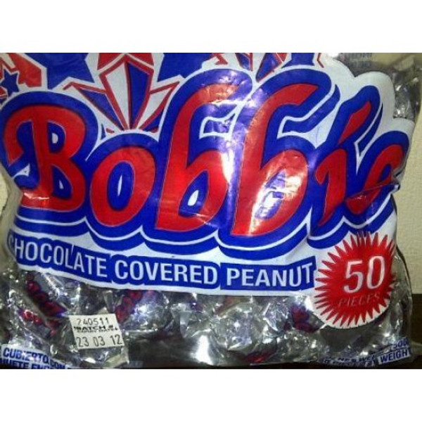 Bobbie Chocolate Coated Peanuts- 50 pieces