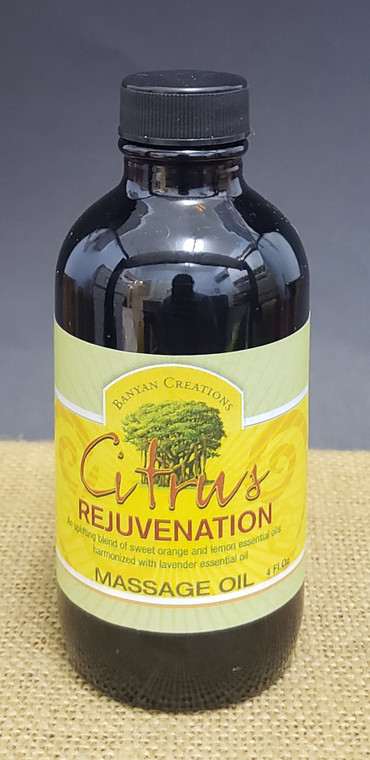 Citrus Rejuvenation Massage oil-4oz