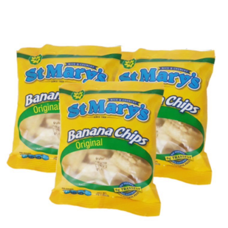 St. Mary's Banana Chips Original - 30g (pack of 3)