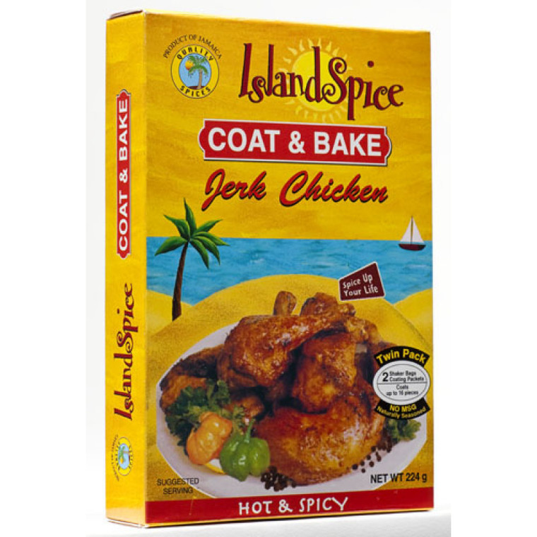 Island Spice Coat & Bake Jerk Chicken- 8oz (pack of 3)