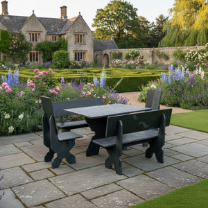 Black Slate Garden Furniture Bundle 2 Black Slate Garden Furniture Bundle 2