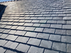 Brazilian Blue Grey Roofing Slate 510 x random widths 7-9mm thick Brazilian Blue Grey Roofing Slate 510 x random widths 7-9mm thick